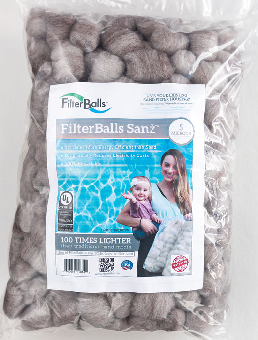 FilterBalls Sanz - (Single Pack) - Two Bag Min. (no filter housings require only one bag)