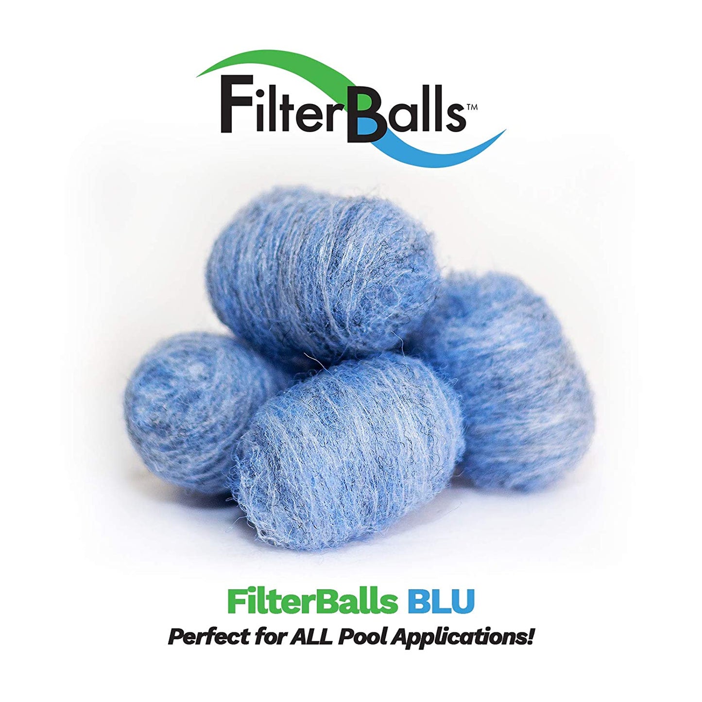 FilterBalls Blu™ (4-Pack) - For sand housings rated at 300 to 400 Lbs