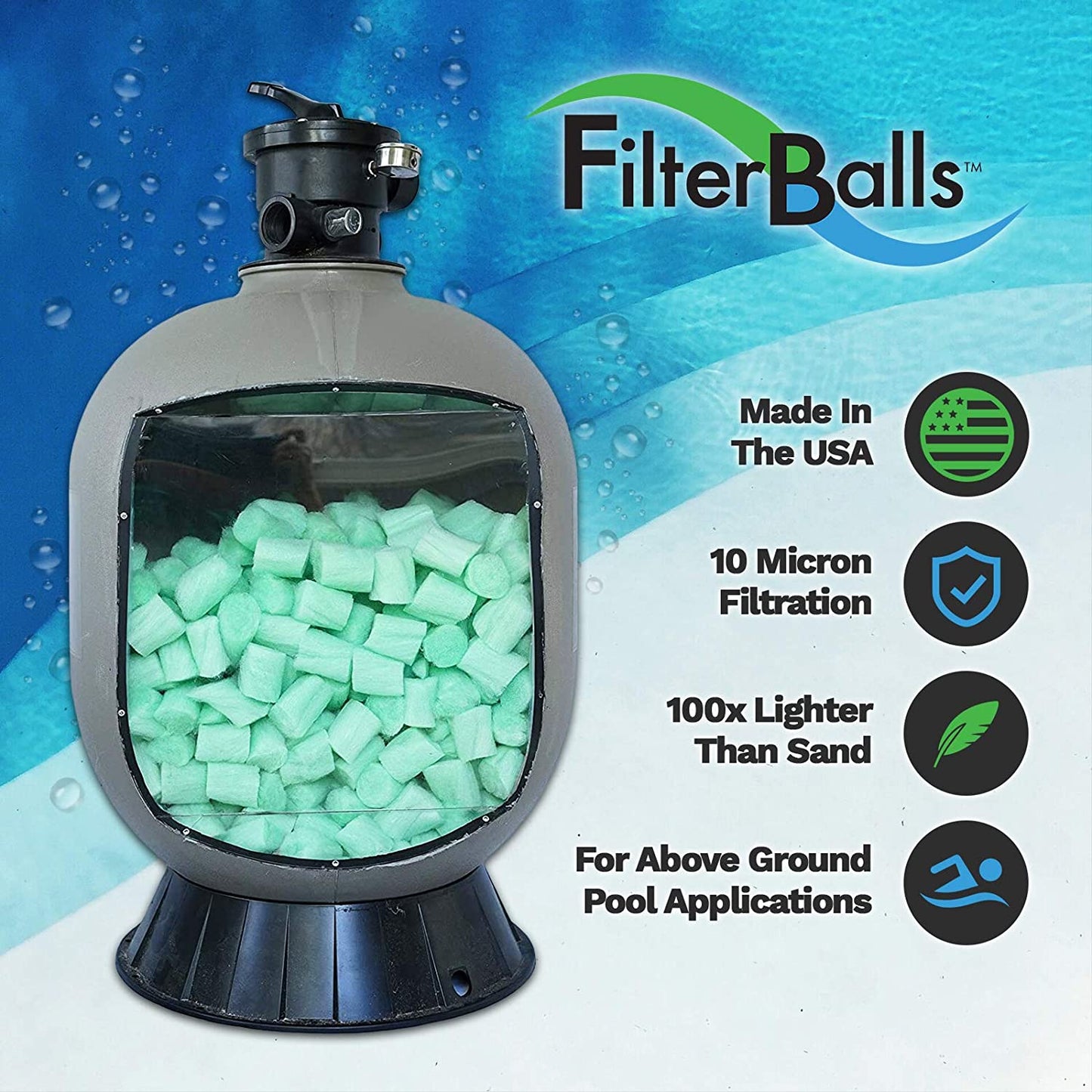 FilterBalls Minis (Single Pack) - Two Bag Min. (no filter housings require only one bag)